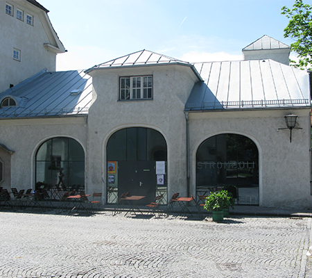 Außenansicht des Gebäude des Kulturlabor in Hall Tirol