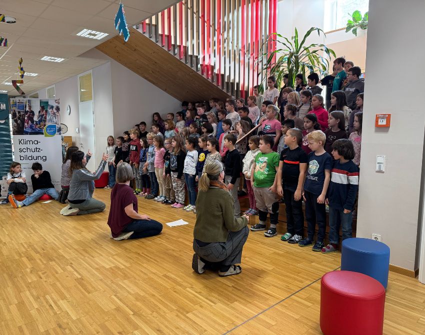 Schüler:innen rappen zum Klimaschutz