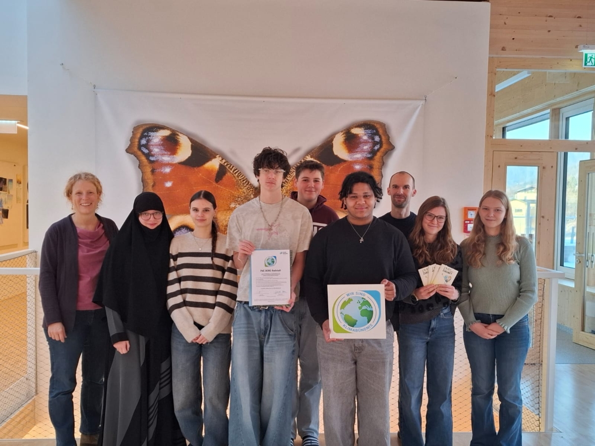 Gruppe von Schülerinnen und Schülern des Pdc BORG Radstadt
